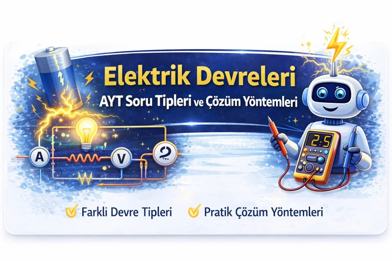 AYT elektrik devreleri soru tipleri görseli