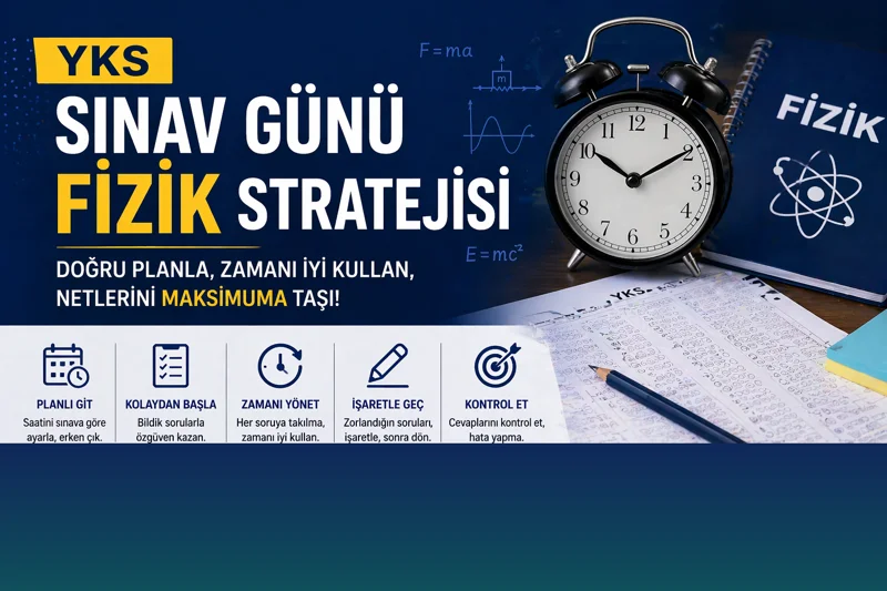 YKS sınav günü fizik stratejisi kapak görseli